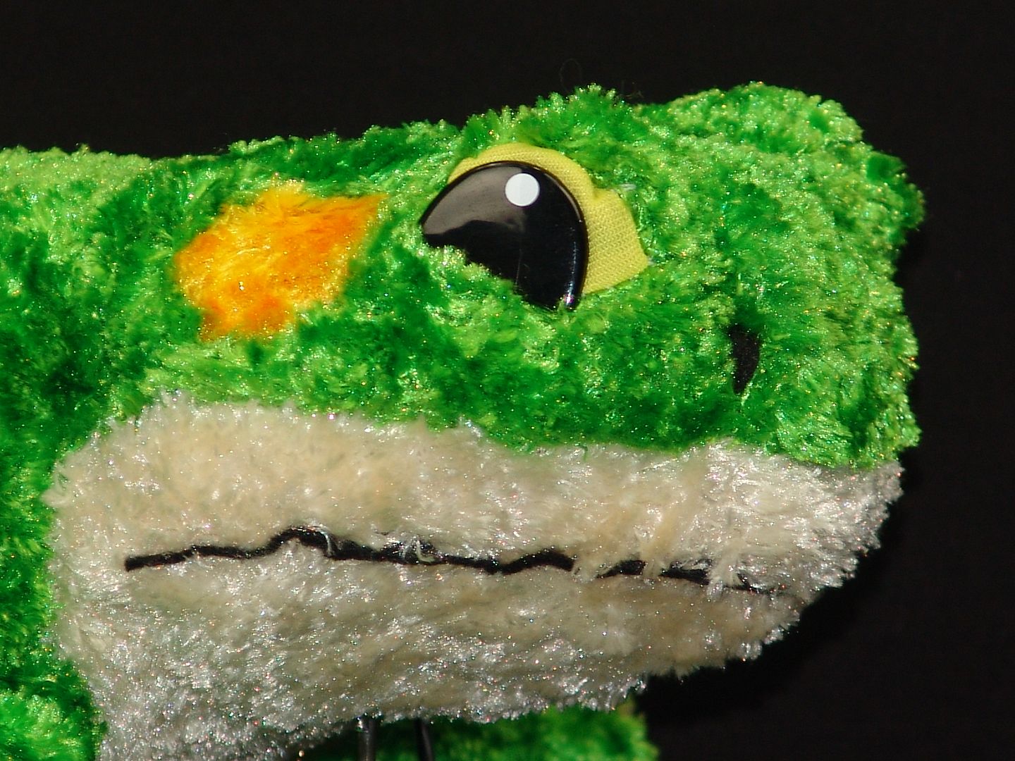 green frog soft toy